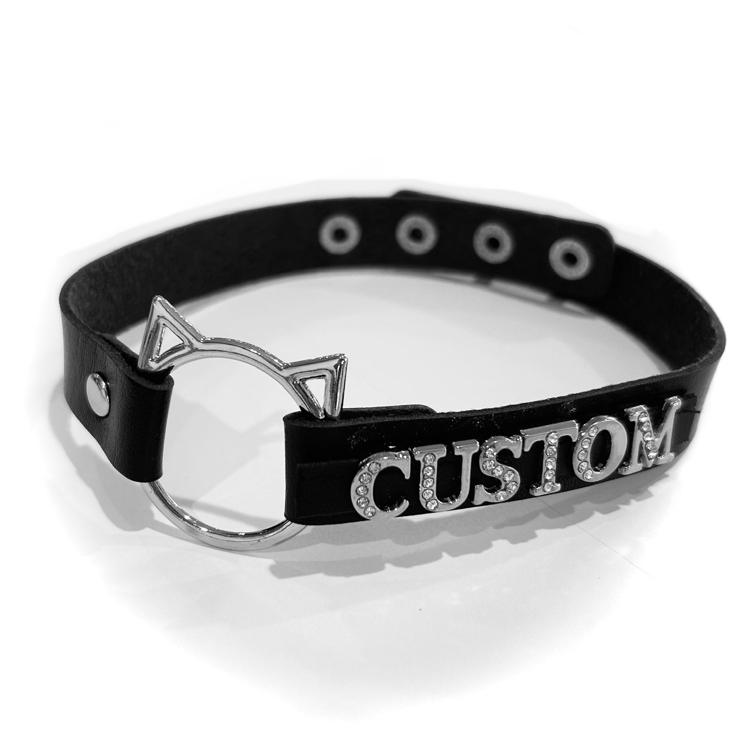 Custom kitten choker collar