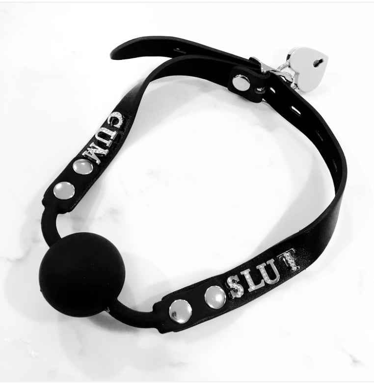 Custom word ball gag -Mature