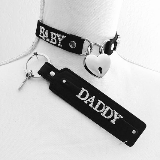 Custom lock collar and keychain
