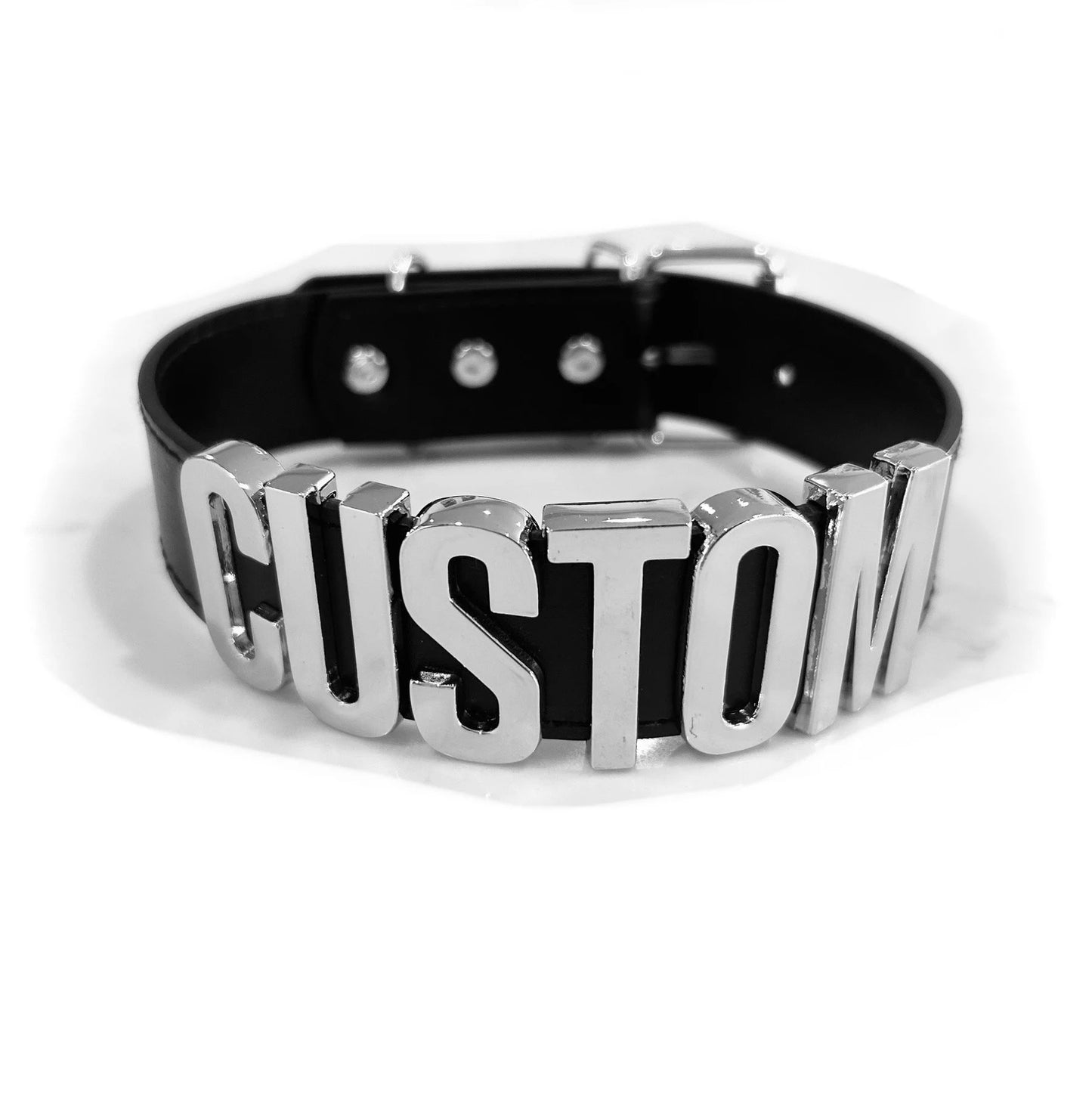 Custom choker collar - add your customization at checkout
