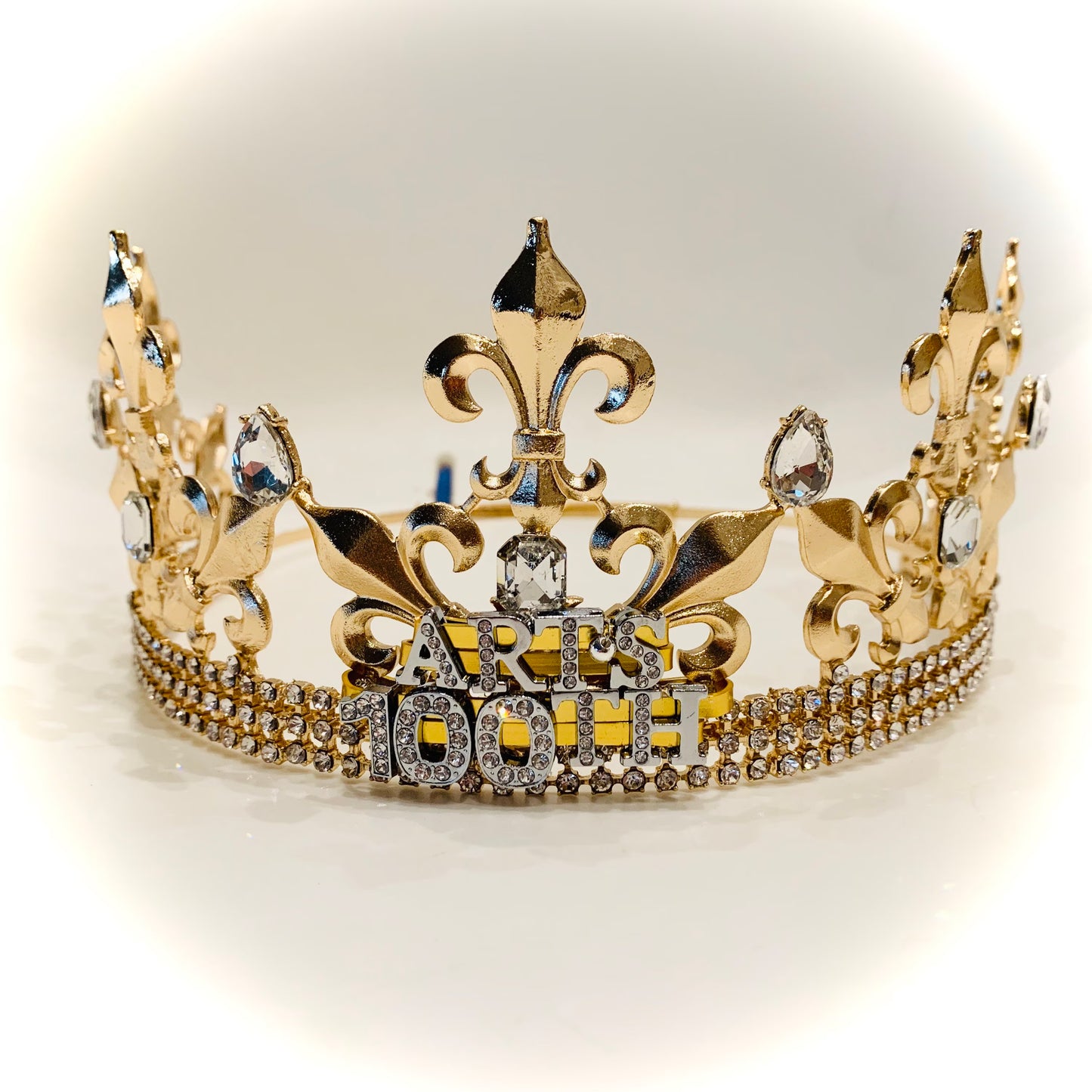 Custom gold crown - add your customization at checkout