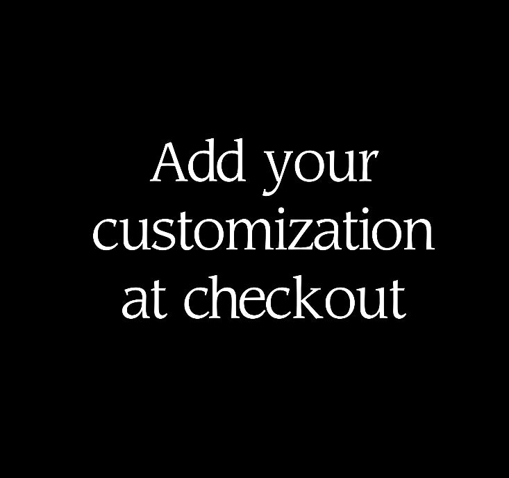 Custom gold tiara - add your customization at checkout