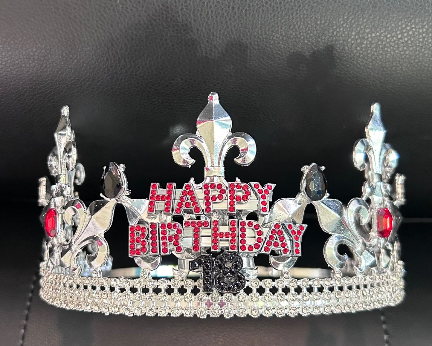 Custom silver crown - add your customization at checkout