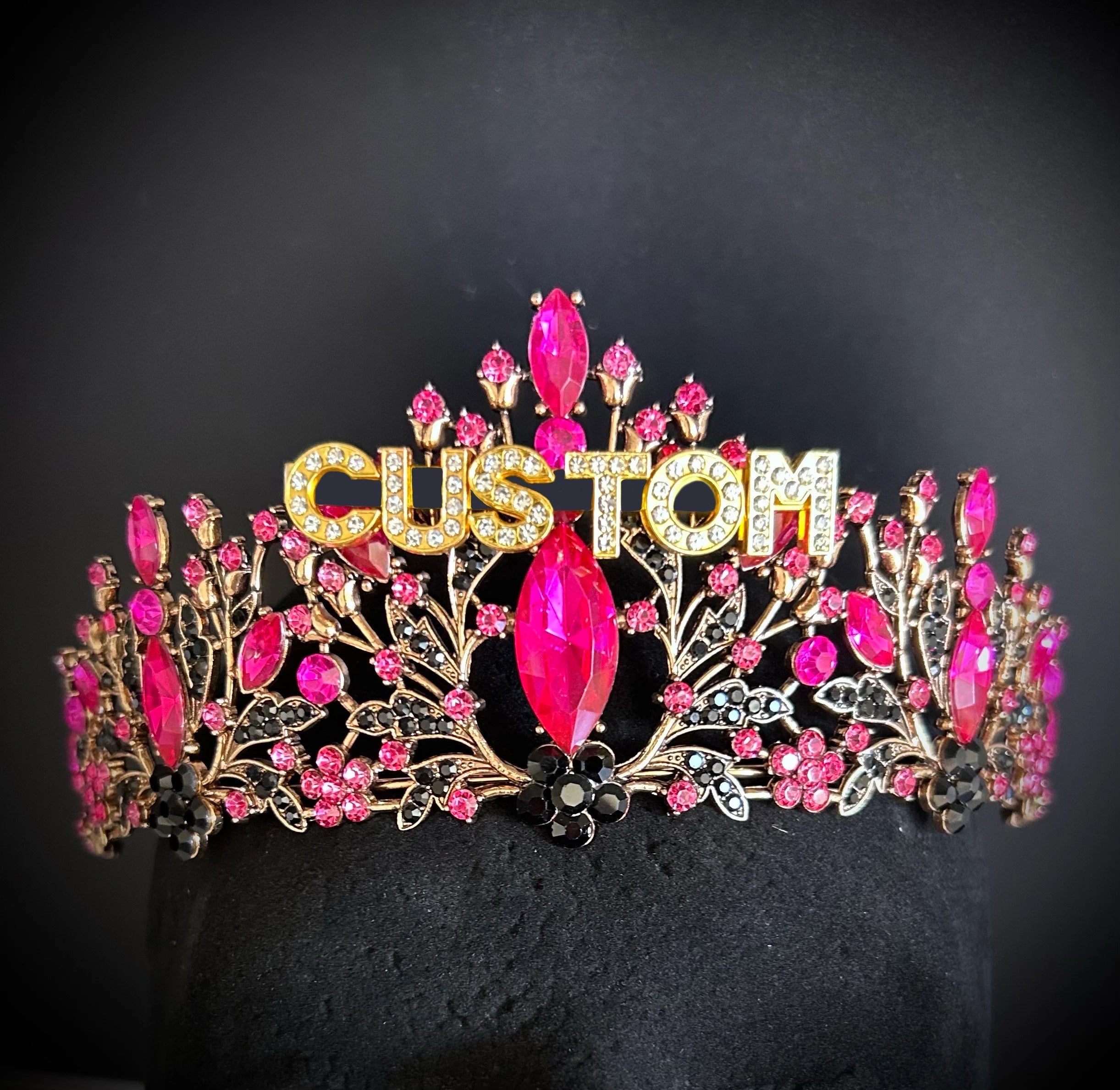 Tiara Design Custom Custom tiara - add your customization at checkout – NaughtyBrit
