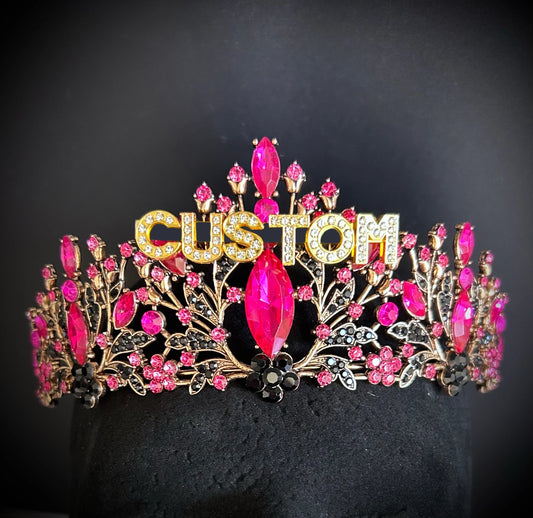 Custom tiara - add your customization at checkout