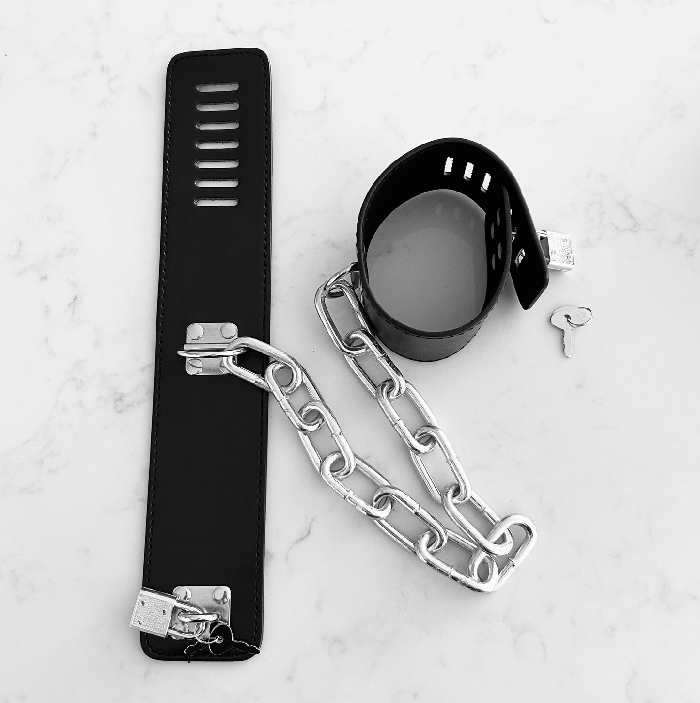 Locking shackle cuffs