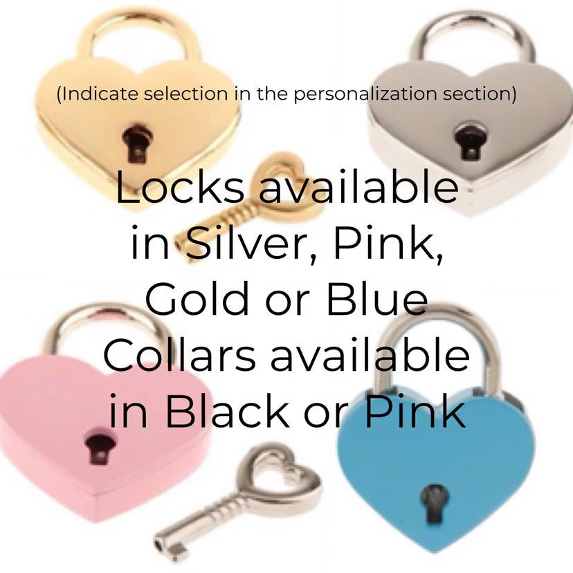 Custom martingale lock collar and keychain