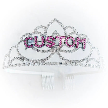 Custom small tiara - add your customization at checkout