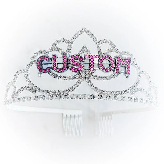 Custom small tiara - add your customization at checkout