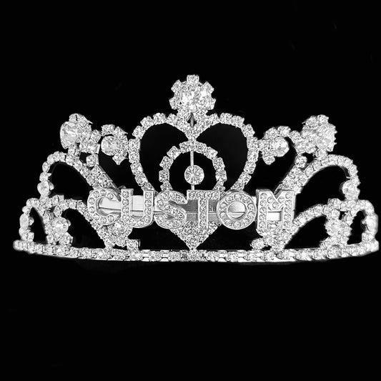 Custom tiara - add your customization at checkout