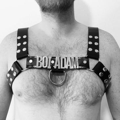Men’s harness with leash