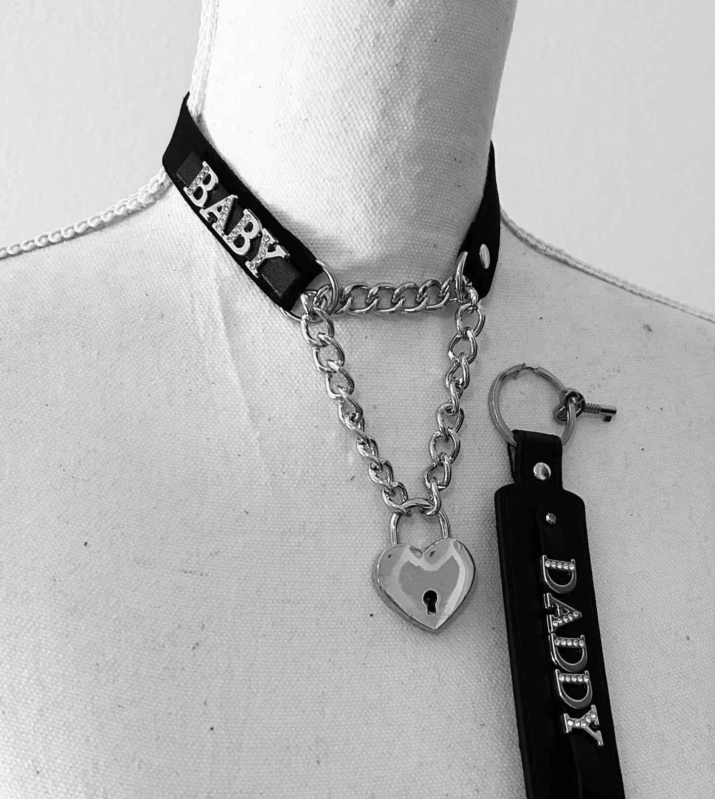 Custom martingale lock collar and keychain