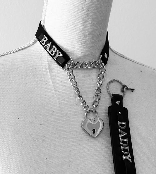 Custom martingale lock collar and keychain