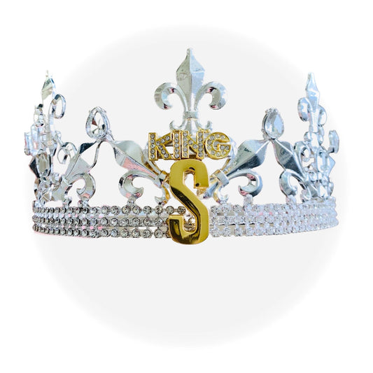 Custom silver crown - add your customization at checkout