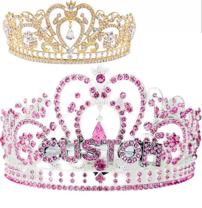 Tiara Design Custom Custom tiara - add your customization at checkout – NaughtyBrit