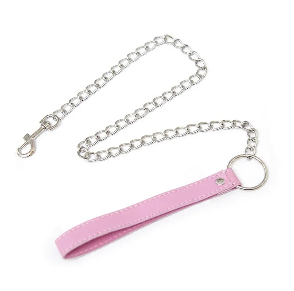 Heart choker with leash