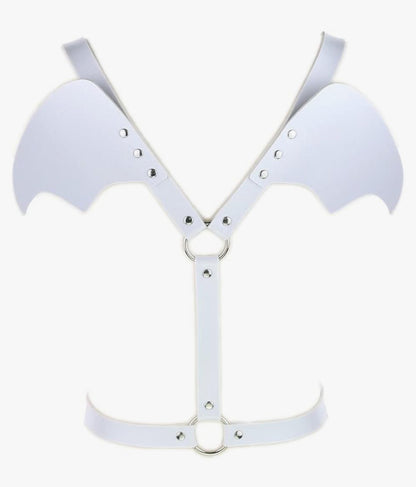 Vegan leather wing harness