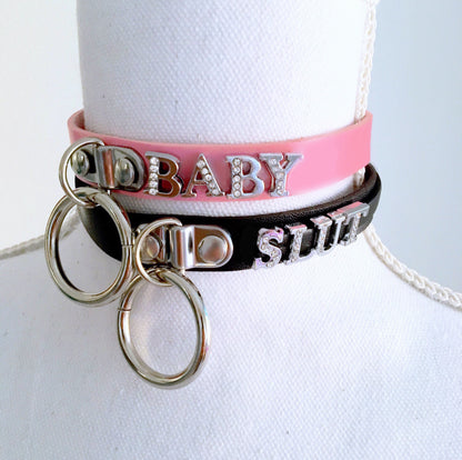 Custom o ring choker collar