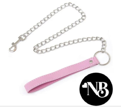 Men’s/Plus size thick collar and leash