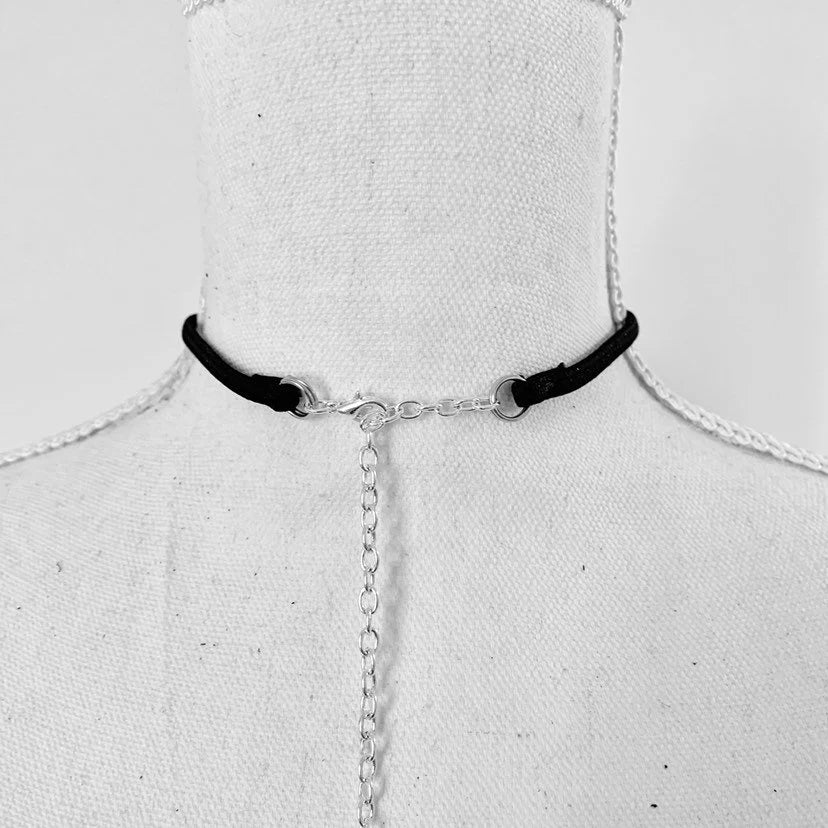 Kitten elastic choker or necklace