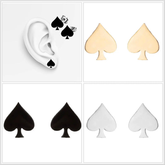 Spade earrings