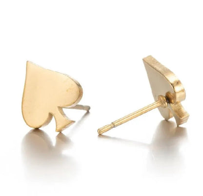 Spade earrings